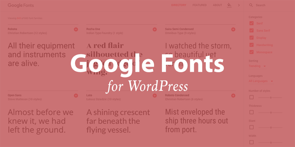 How to Use Google Font in the WordPress Website