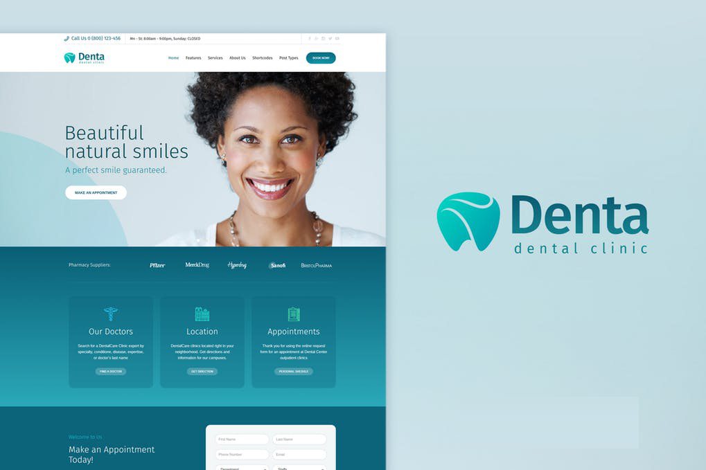 Dental Clinic Web Design Ideas