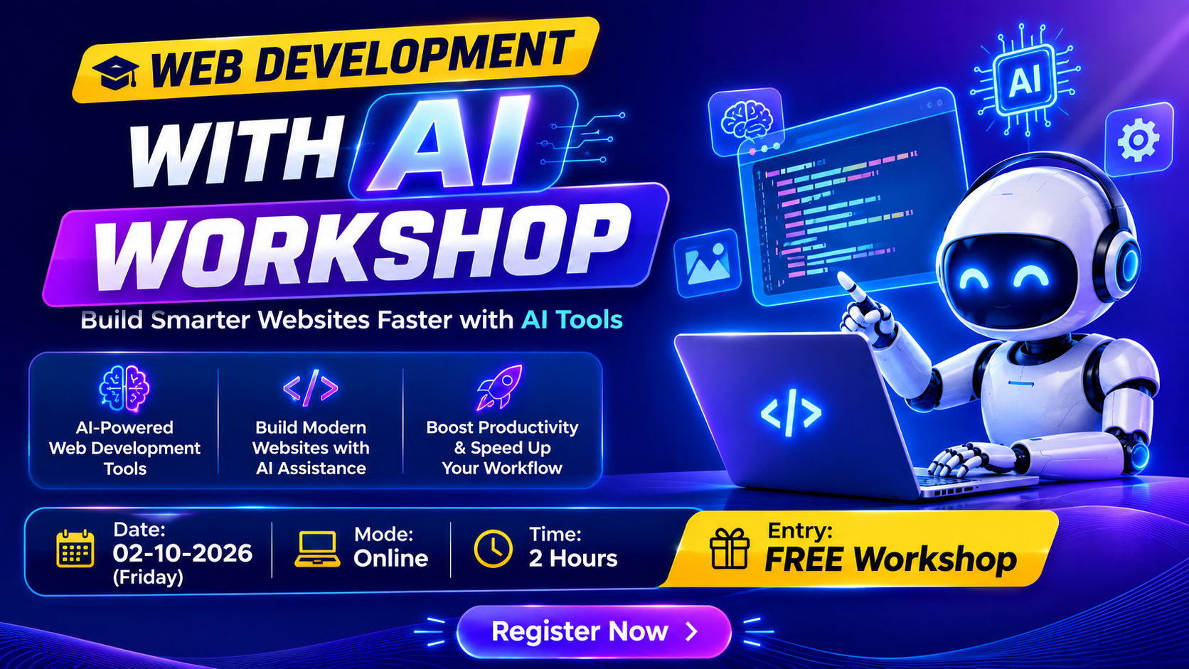 WEB DEVELOPMENT WITH AI WORKSHOP