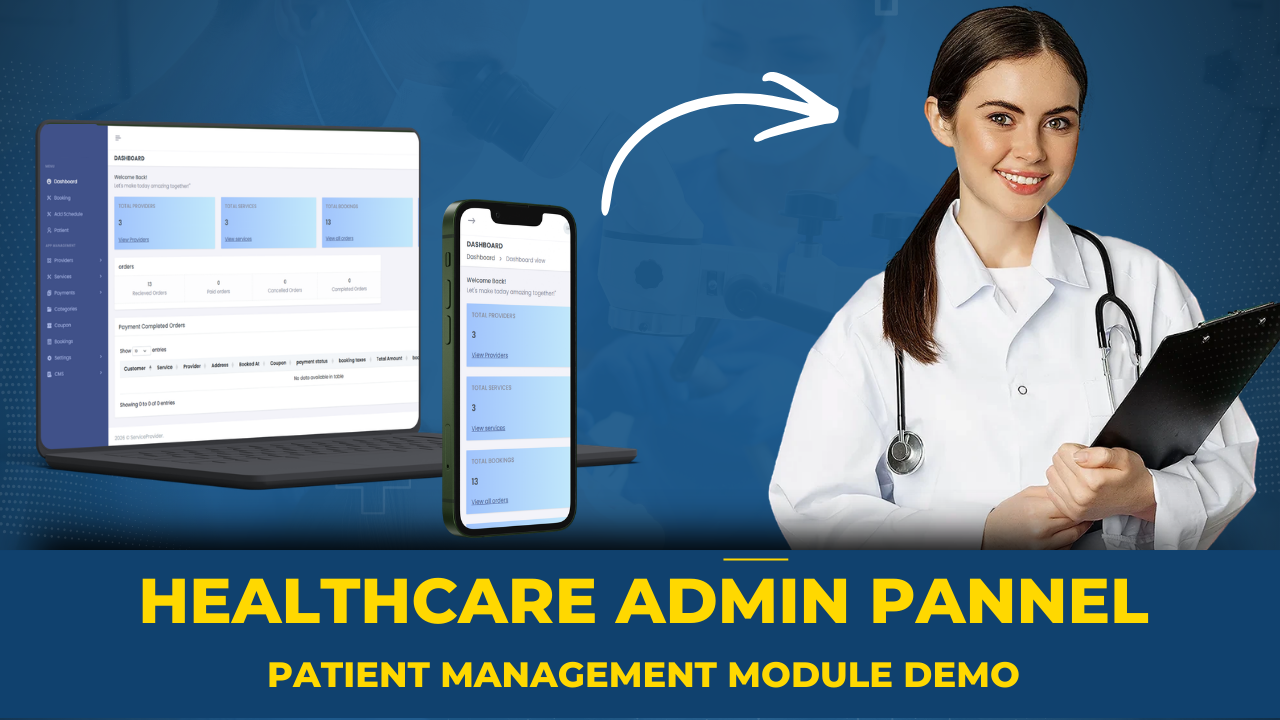 Patient Management Module in Healthcare Admin Panel
