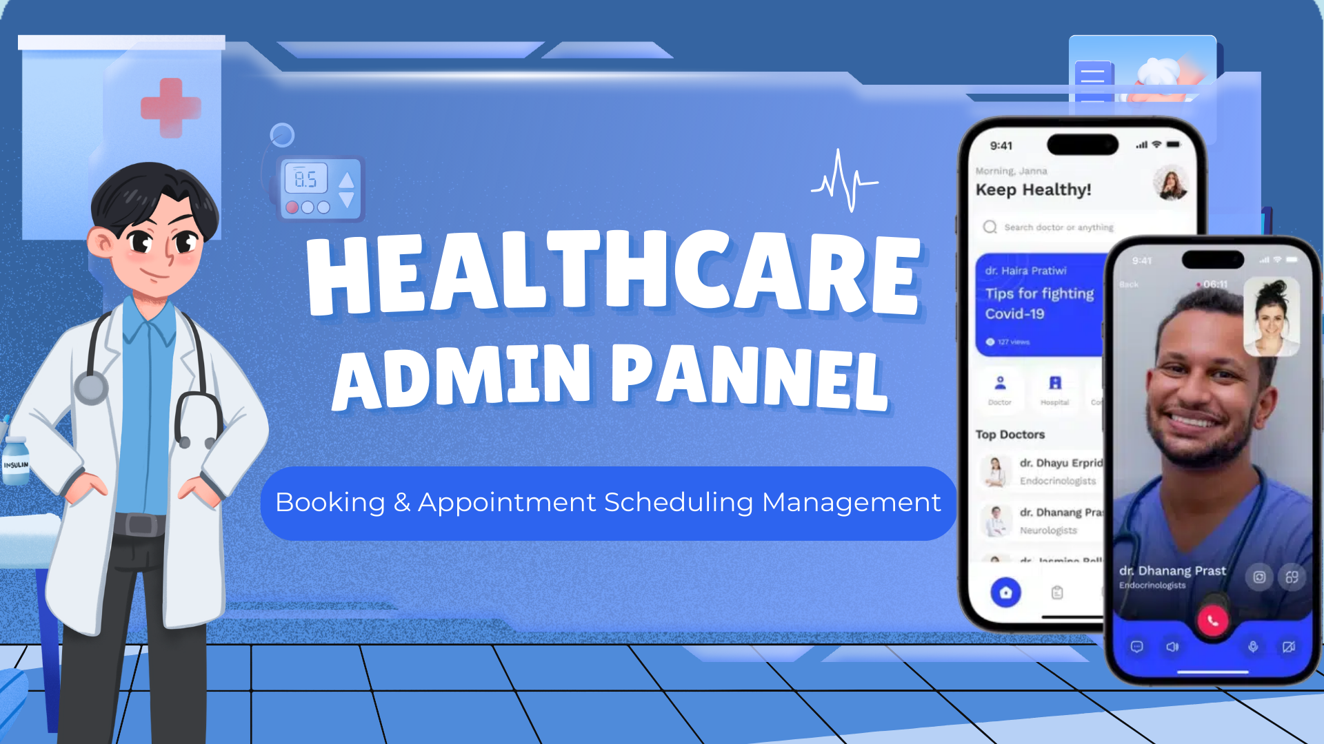 Healthcare Admin Panel – Booking & Scheduling Management Module